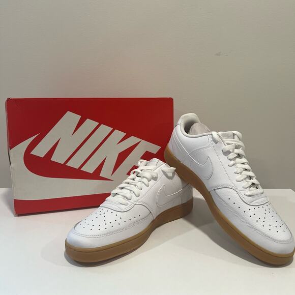 NWB Nike Court Vision Low White Gum Size 11.5 - Picture 2 of 7
